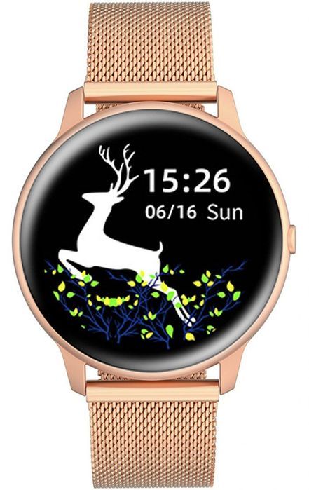 damski smartwatch g.rossi sw015-4 różowe złoto