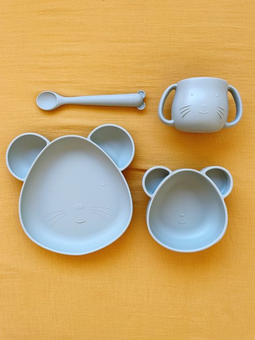 Conjunto de refeição em silicone