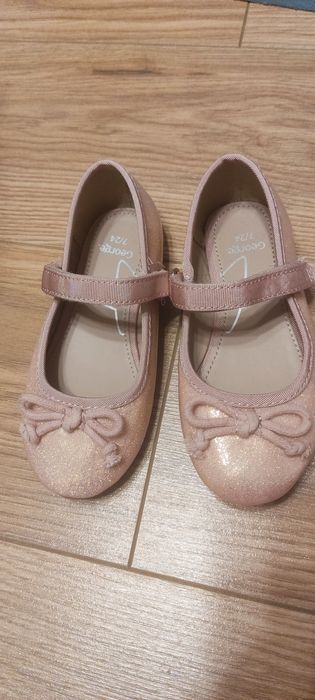 Baleriny brokatowe 24