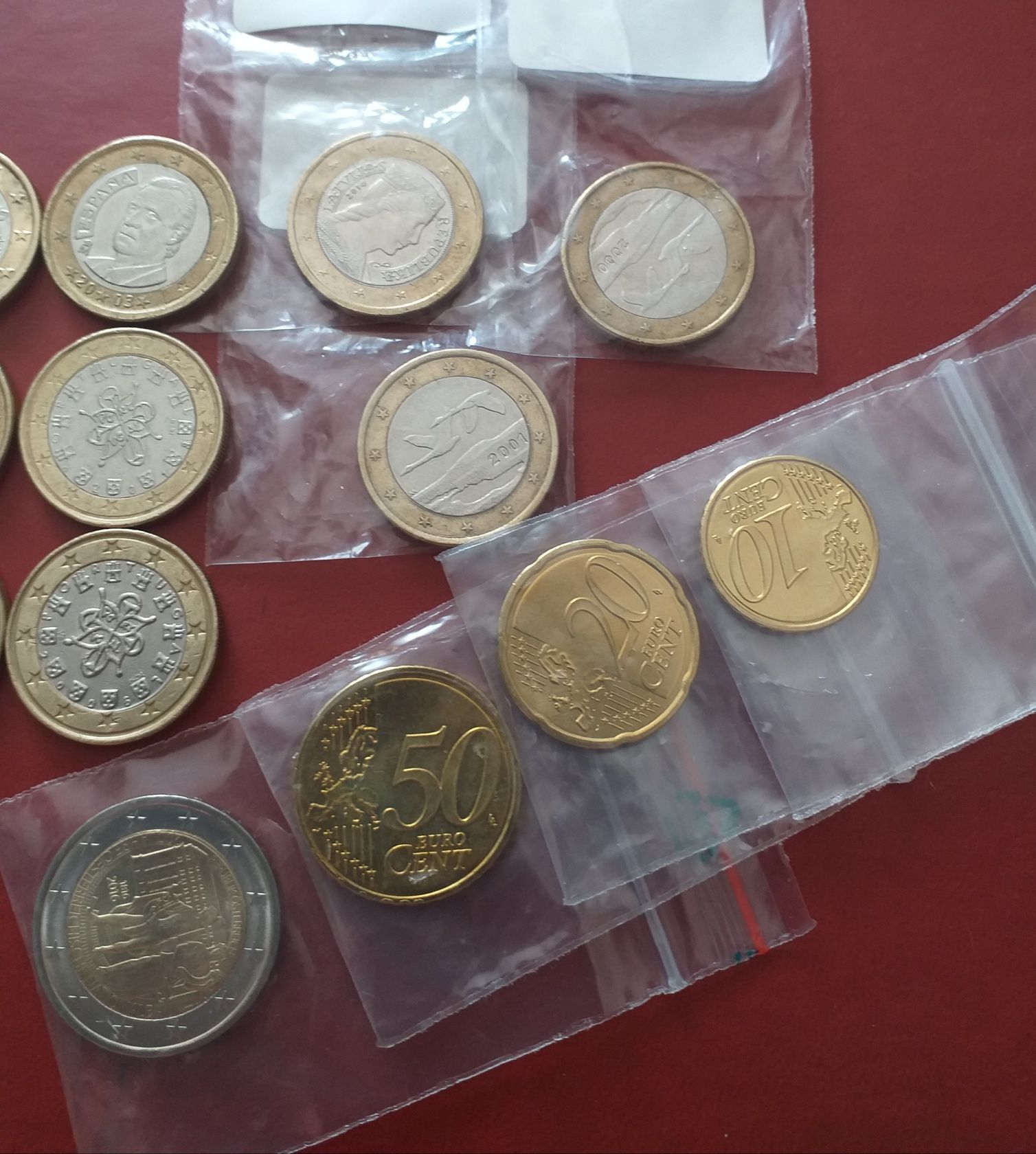Moneta 1 euro Łotwa i inne