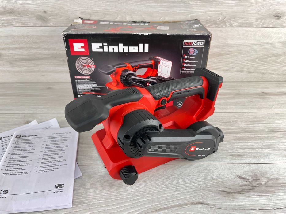 Шліфмашина стрічкова акумуляторна Einhell TP-BS 18/457 Li 18В тушка бу