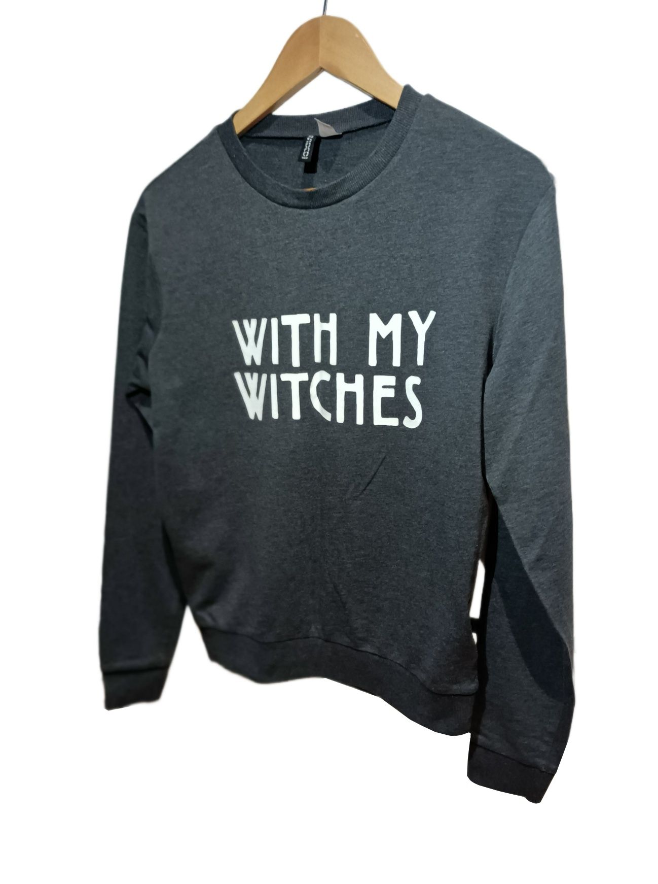 Szara bluza – H&M – With My Witches (S / 36 / 8)