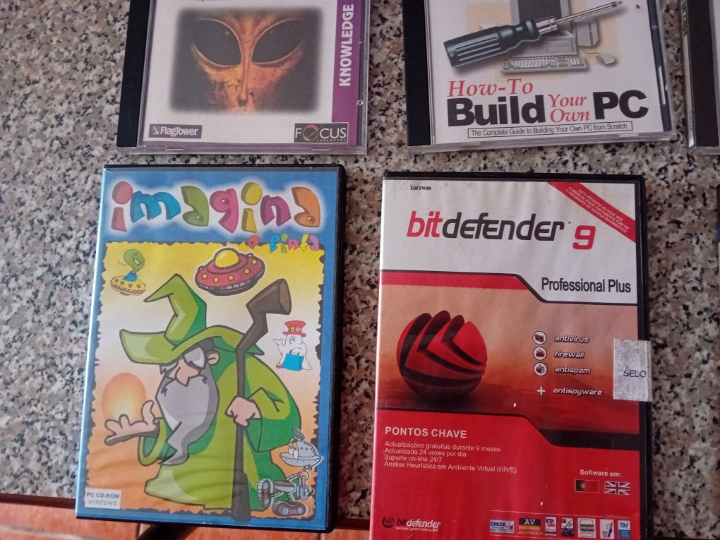 Conjunto de 12 Cds Rom/Pc Diversos