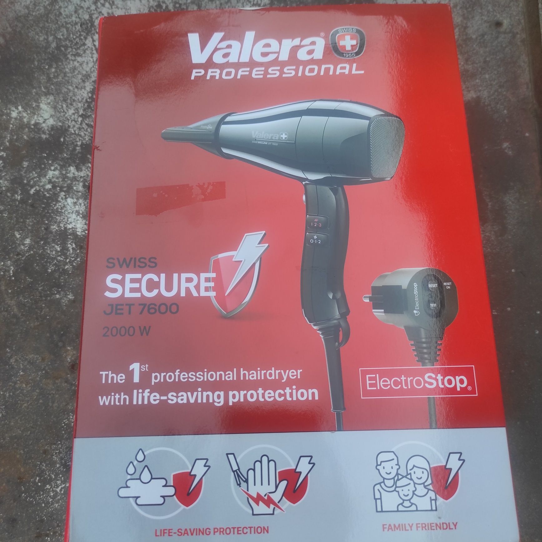 Швейцарський фен Secure Jet 7600
