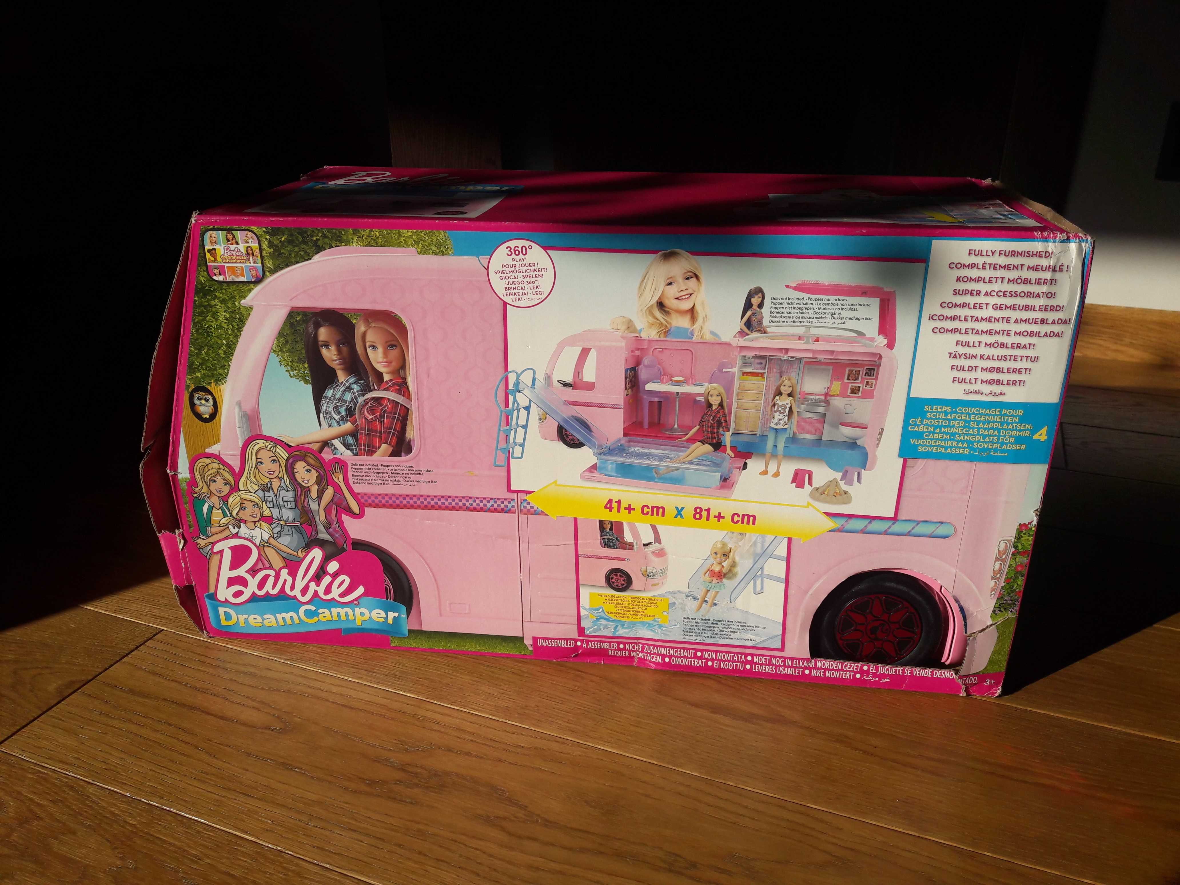 wymarzony kamper Barbie camper wielkie auto XXL