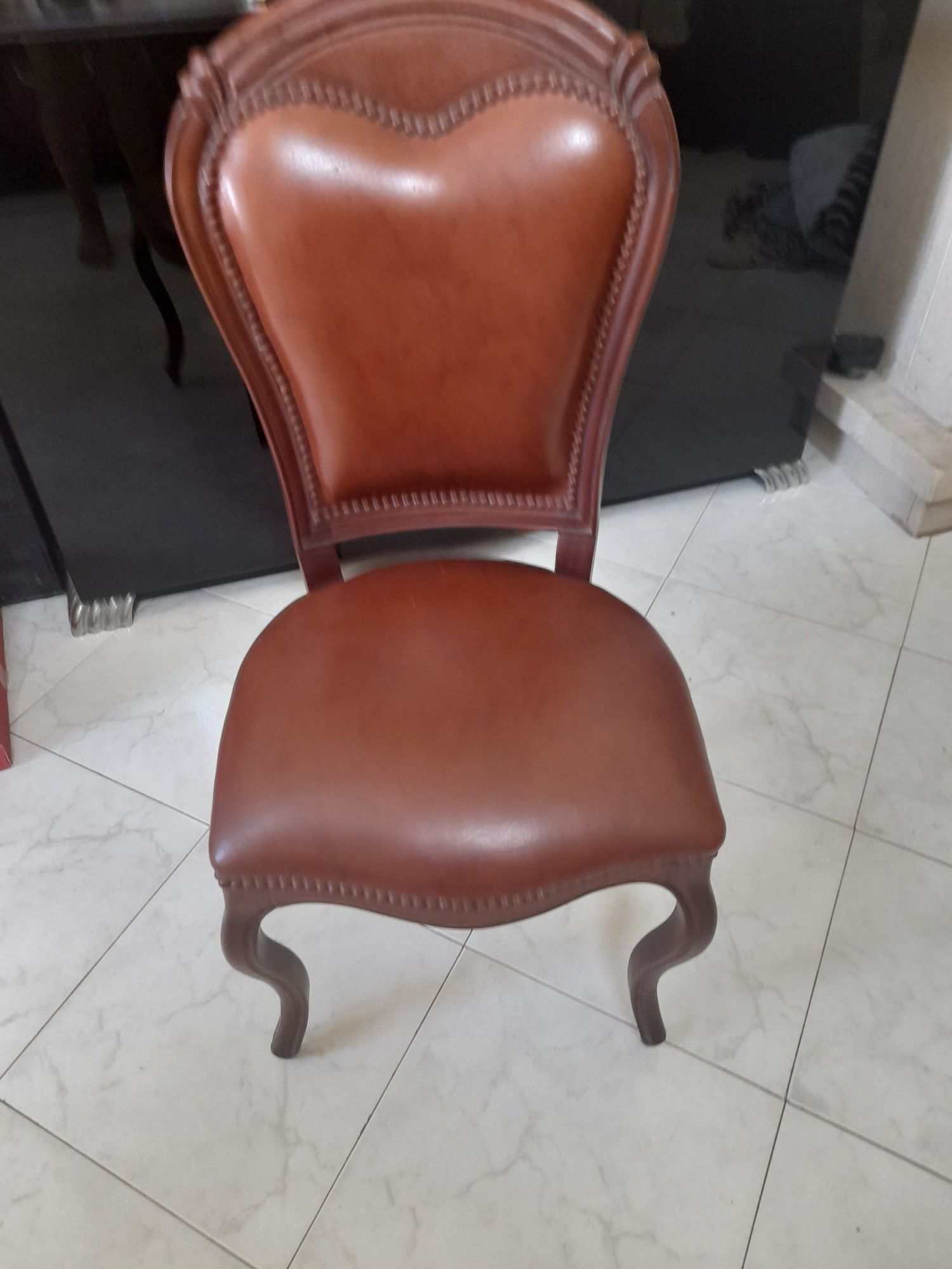 Cadeira  castanho