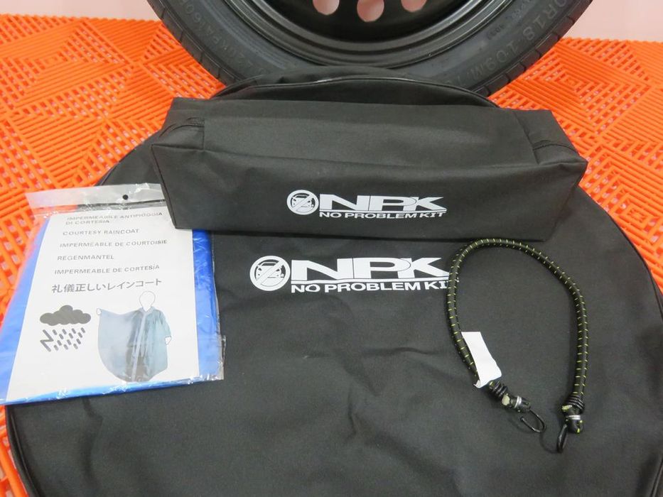 Conjunto roda suplente/emergência automóvel