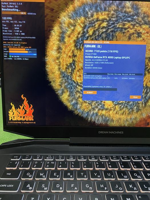 Ігровий Dream Machines RTX 4050/ i5-13/ 144Hz/ 16/ 512 стан нового