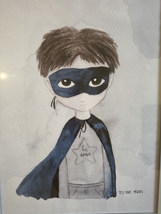 Plakat Superhero - To The Moon