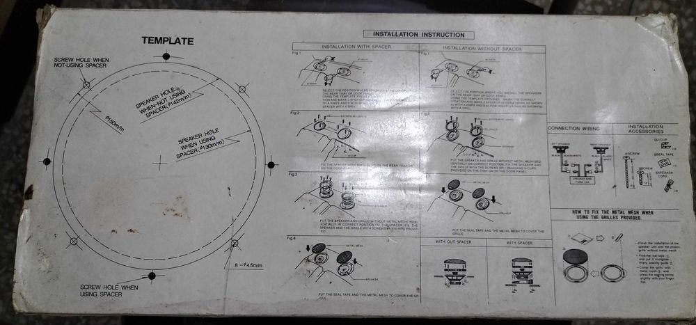 Colunas de carro Futura 120w
