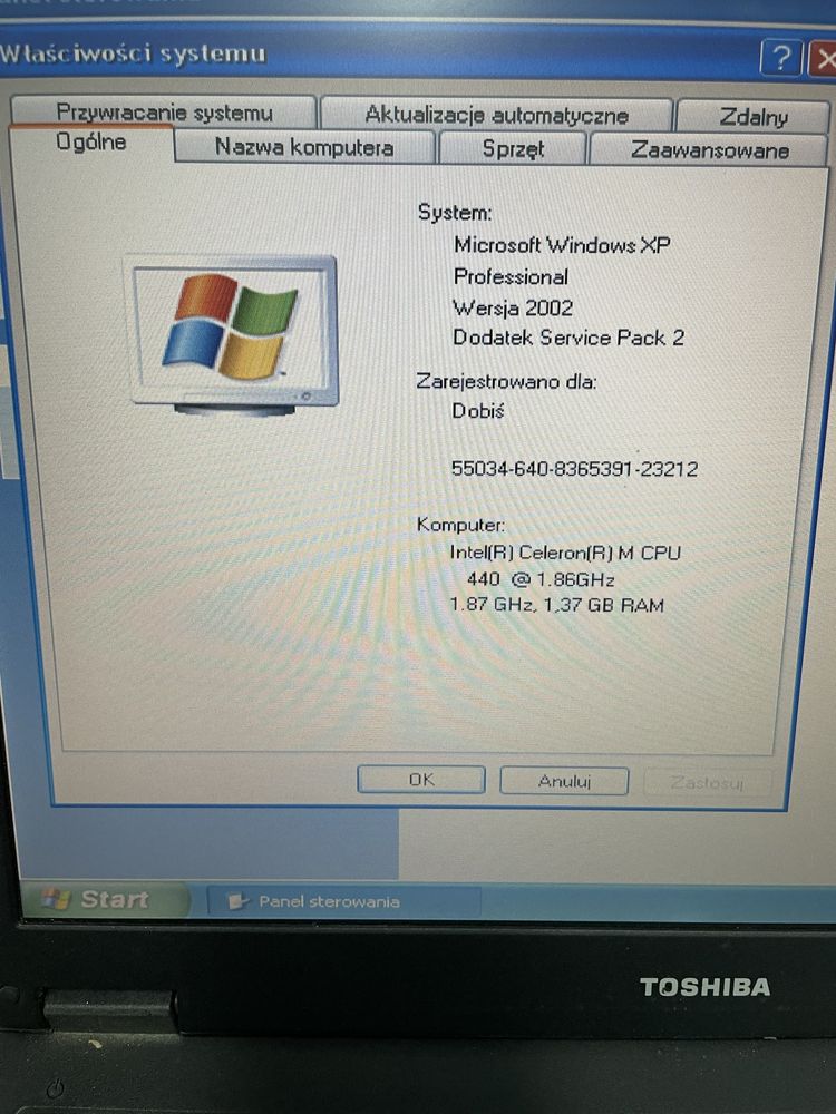 Laptop Toshiba L30-10X