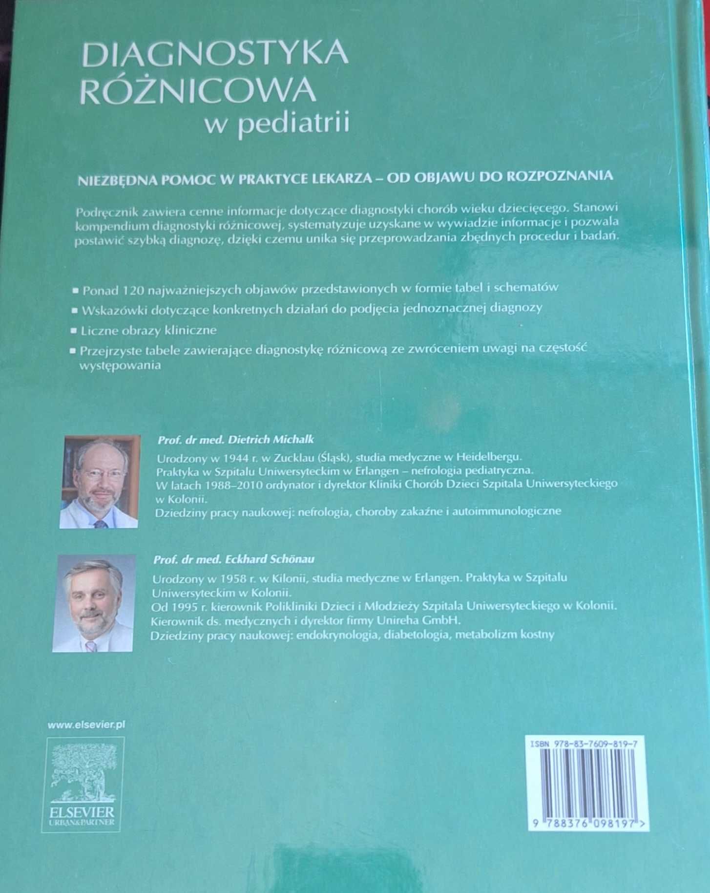 Diagnostyka Różnicowa w Pediatrii Michalk / Schonau - NOWA