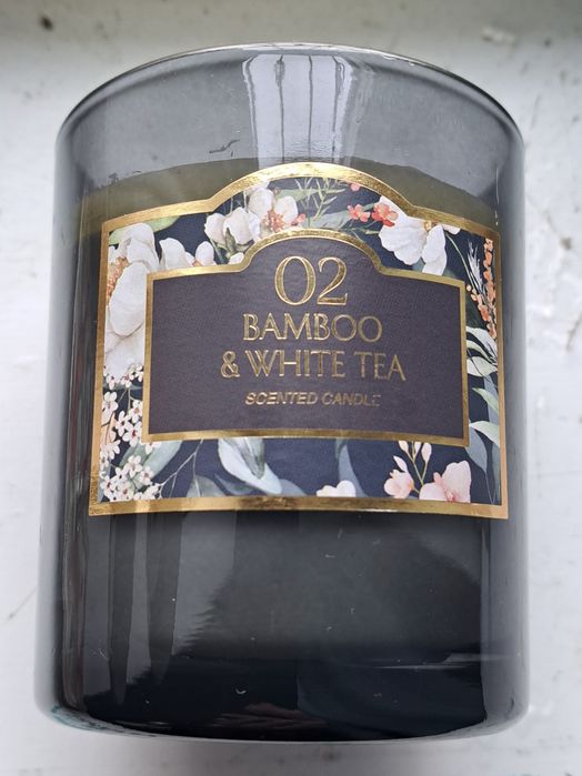 Арома свіча 170г. bamboo & white tea