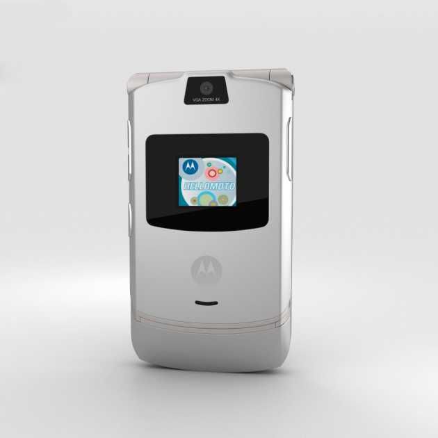 Раскладушка Motorola Razr V3i Silver