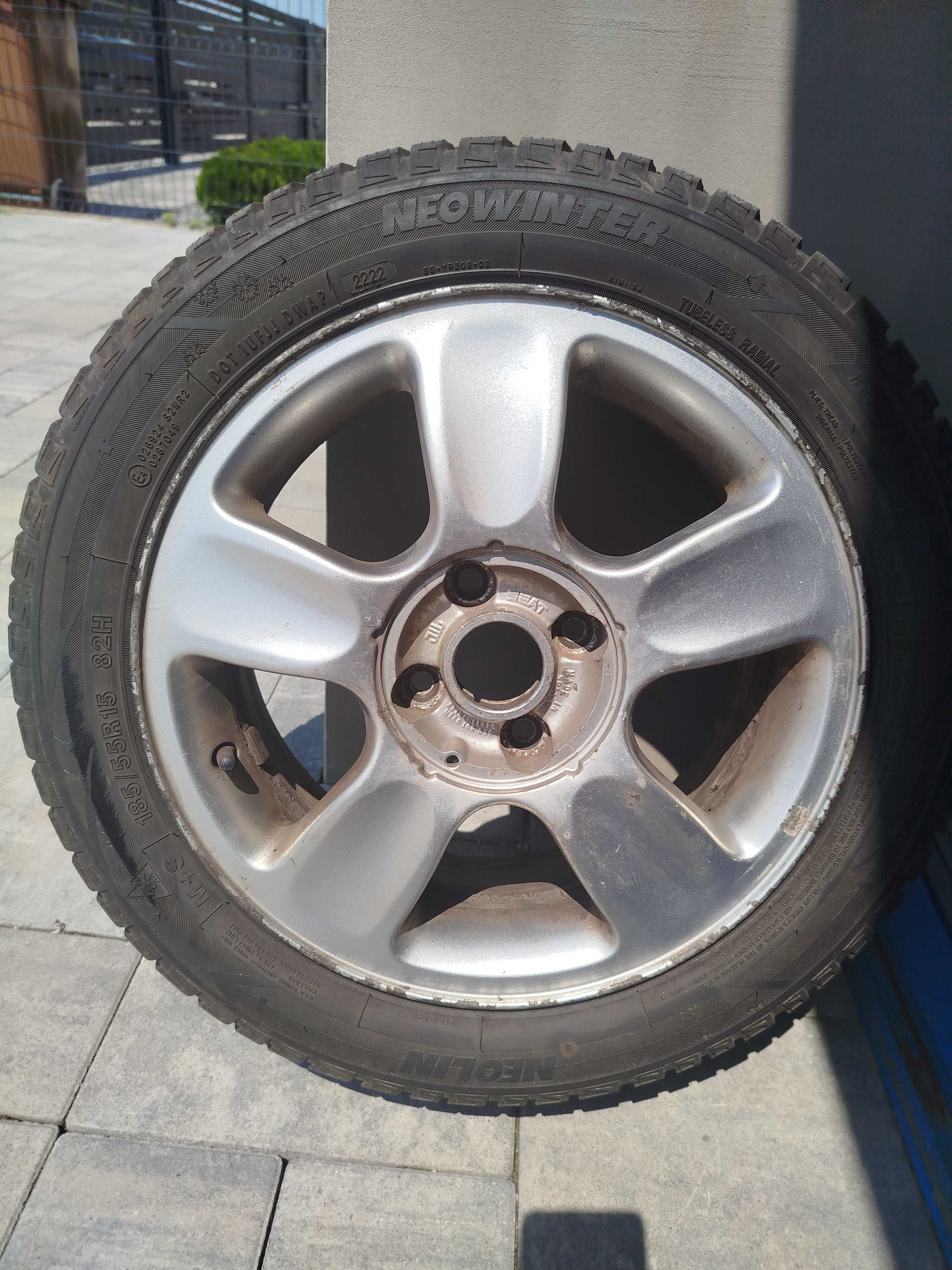 Felgi seat 4x 100 + opony