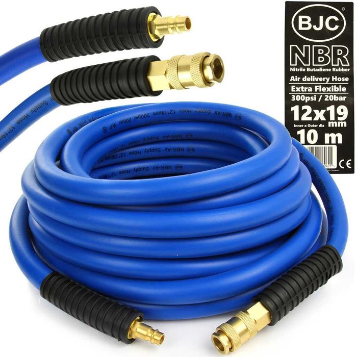 Klucz Pneumatyczny 1/2″ BJC-112 / Kompozyt / 1600NM + Wąż 10m 12x19mm