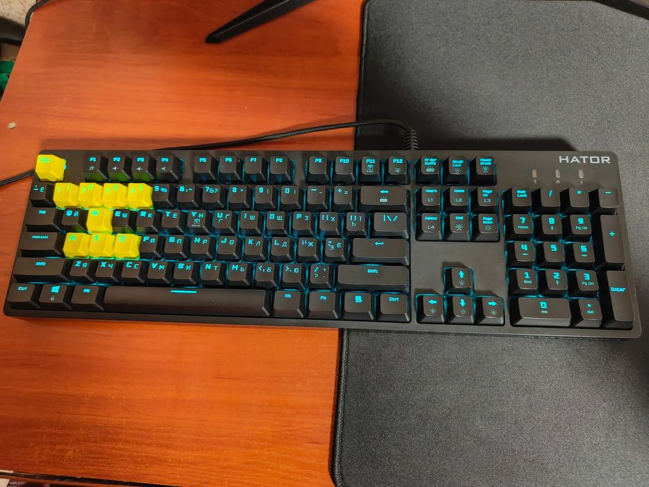 Клавіатура Hator Rockfall USB Mechanical Red UA (HTK-606)