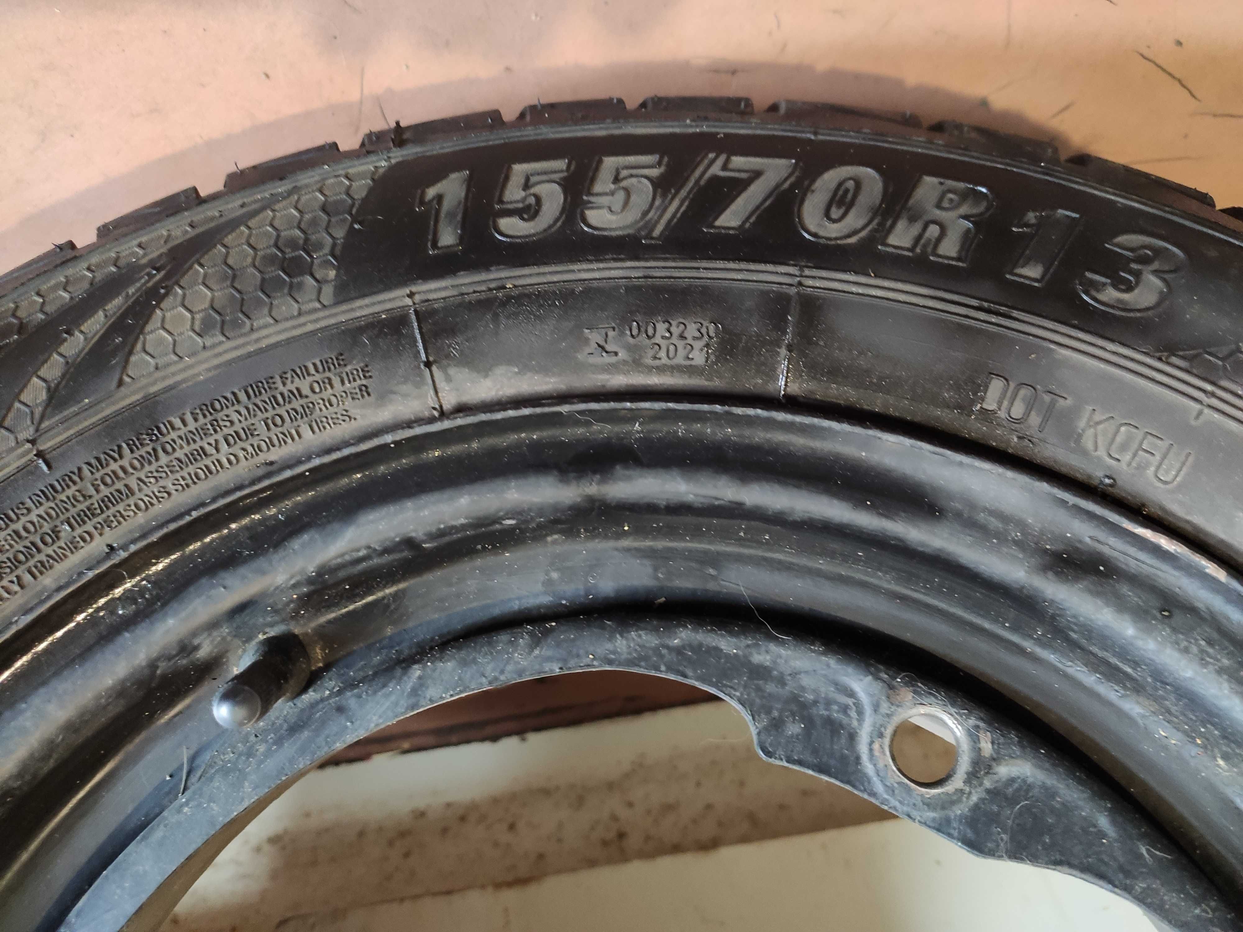 Колёса Таврия  почти новые 155 70 13