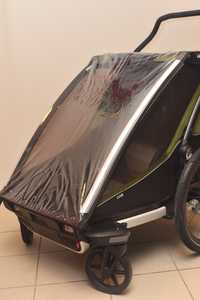 folia przeciwdeszczowa wózka przyczepki rowerowej Thule Chariot Cab2