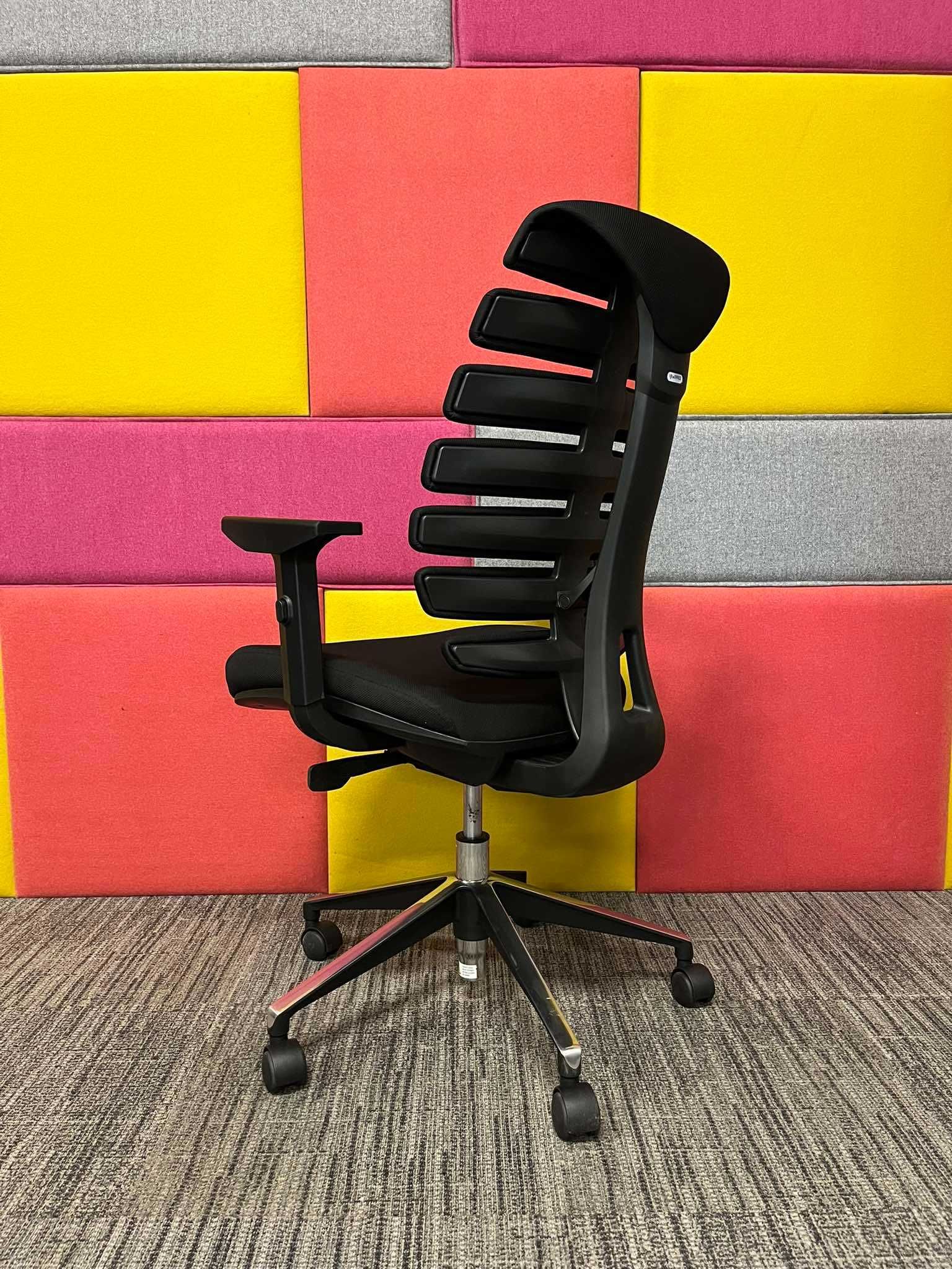 NOWY Fotel biurowy obrotowy HJH Office Ergo Line II czarny okazja!