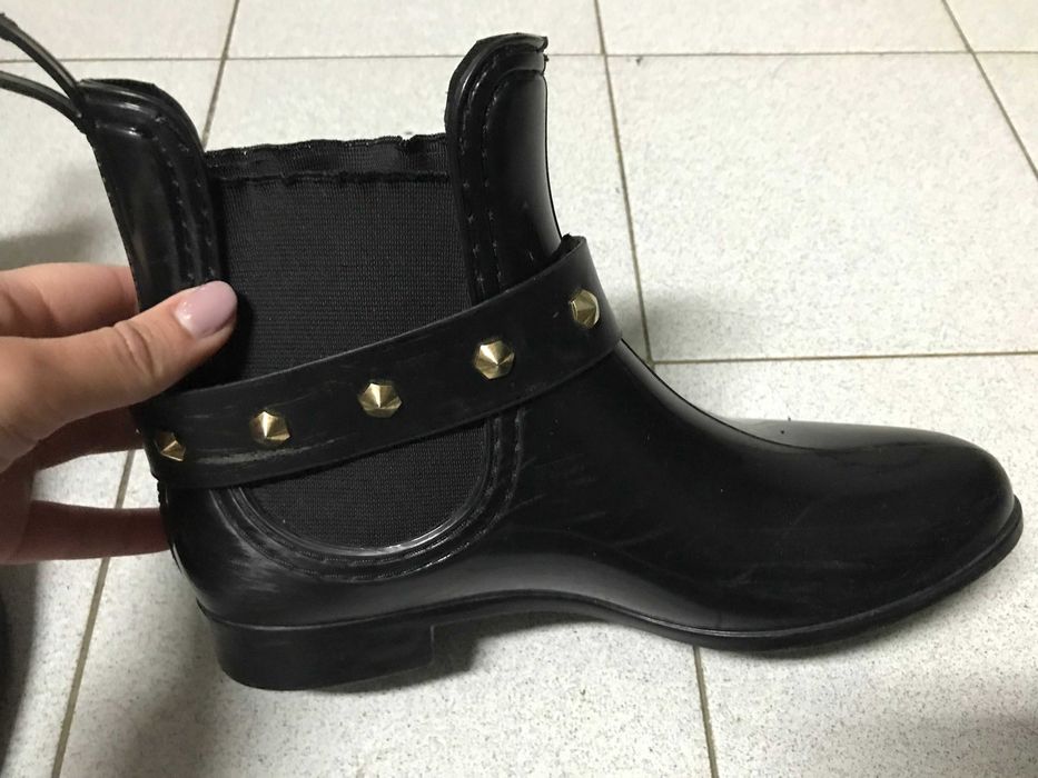 Botins/Botas pretos, Tamanho 37