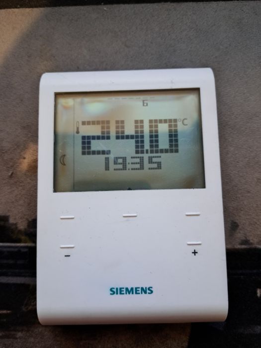 Siemens pokojowy sterownik temperatury rde1000.1dhw
