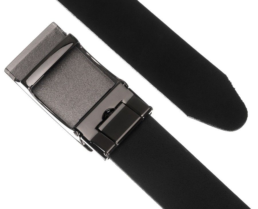 elegancki pasek garniturowy z automatyczną klamrą - peterson 140