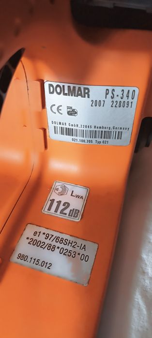 Бензопила DOLMAR PS-340 из Германии.