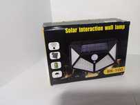 Lampa Solarna 100LED Zewnętrzna Ścienna z Czujnikiem Ruchu