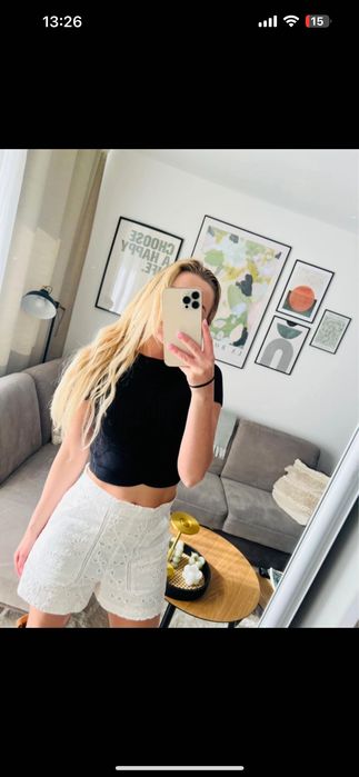 Top sweterkowy rozmiar XS/34 Bershka