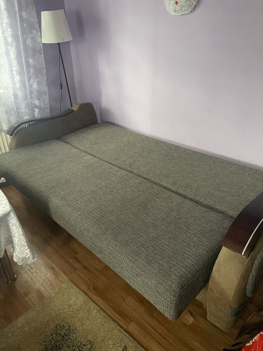 Wersalka Duza materialowo zamszowa