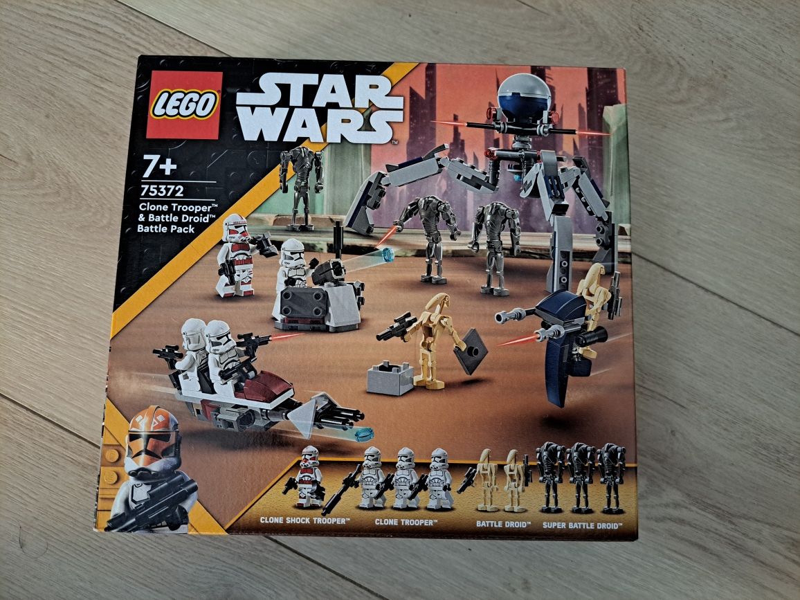 LEGO 75372 Star Wars - Zestaw bitewny z żołnierzem armii klonów i dro