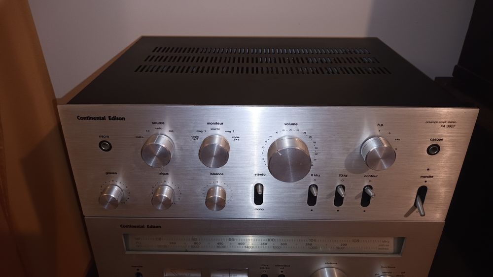 Wzmacniacz Continental Edison PA 9907 + tuner TU 9745 UNITRA