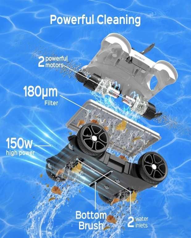 Odkurzacz, robot basenowy Wybot Grampus 400   S-154A