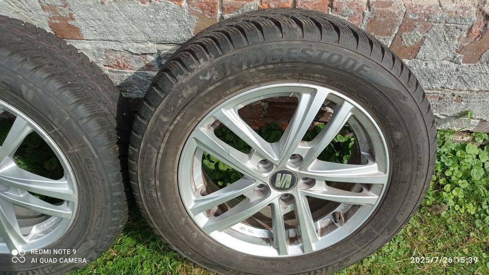 Felga aluminiowa Seat 15" 5x100 5,5J ET40 opony zimowe