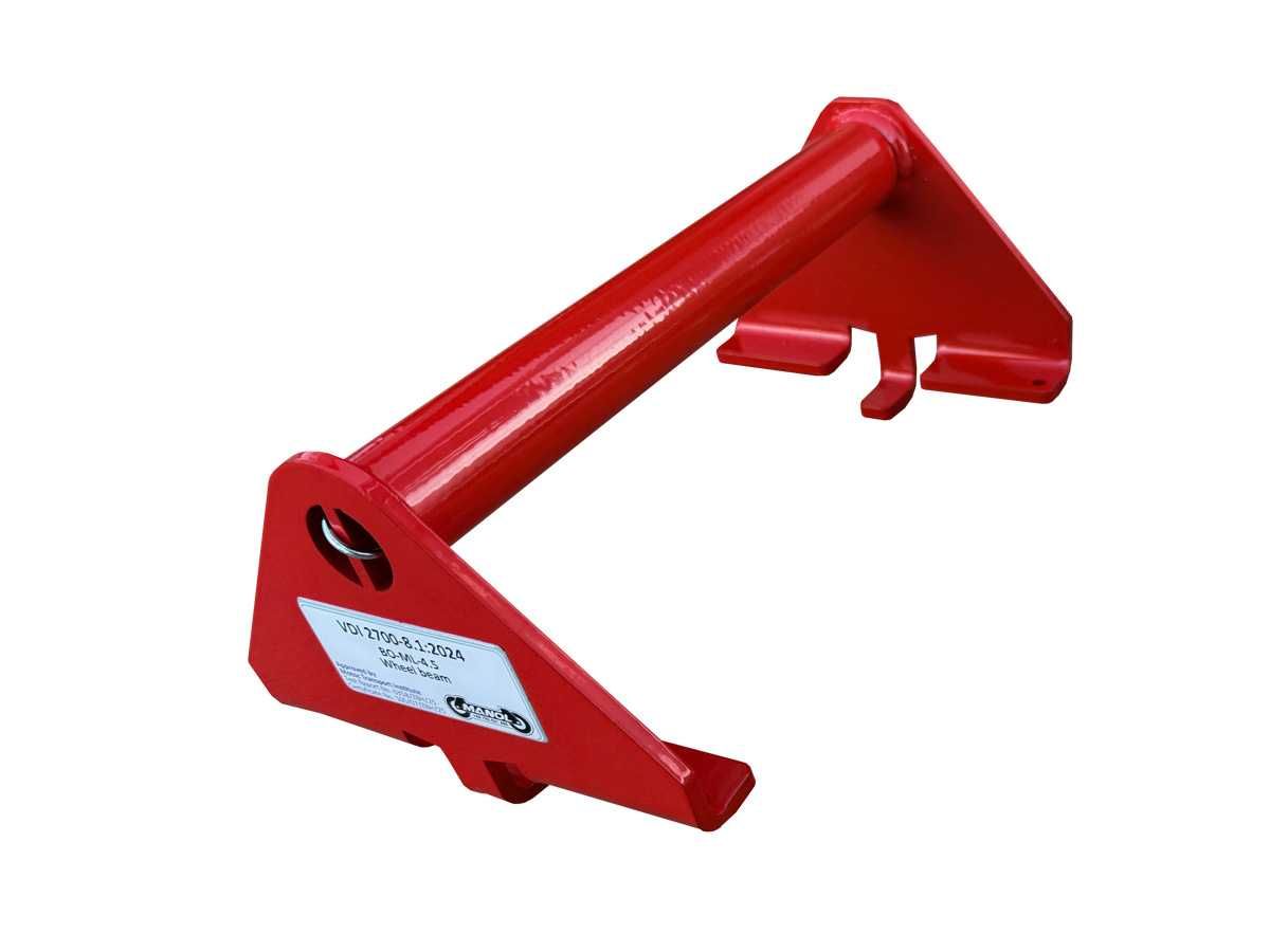 Uniwersalny Czerwony Stoper Pod Koło Pojazd do 4500dmc VDI 2700 8.1