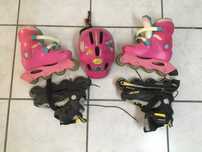 Patins em linha muito bom estado