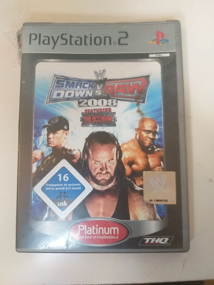 Gra Smackdown vs Raw 2008 PS2 na konsole Play Station ps2 bijatyka