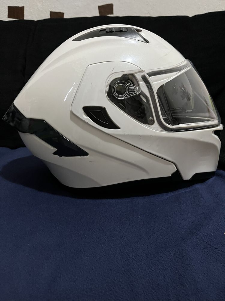 Capacete dot branco color