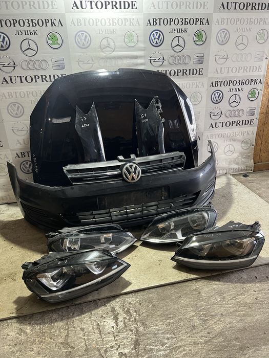 Капот бампер крило фара ліва права гольф 7 VW Golf 7 (комплект)