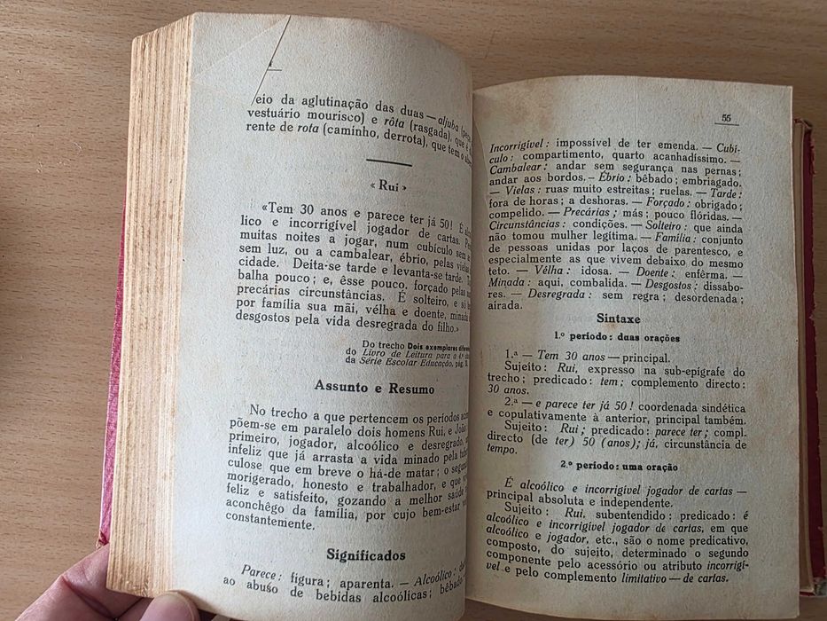 Livro "Lições de Análise, Fonética e Ortografia" de Augusto Moreno