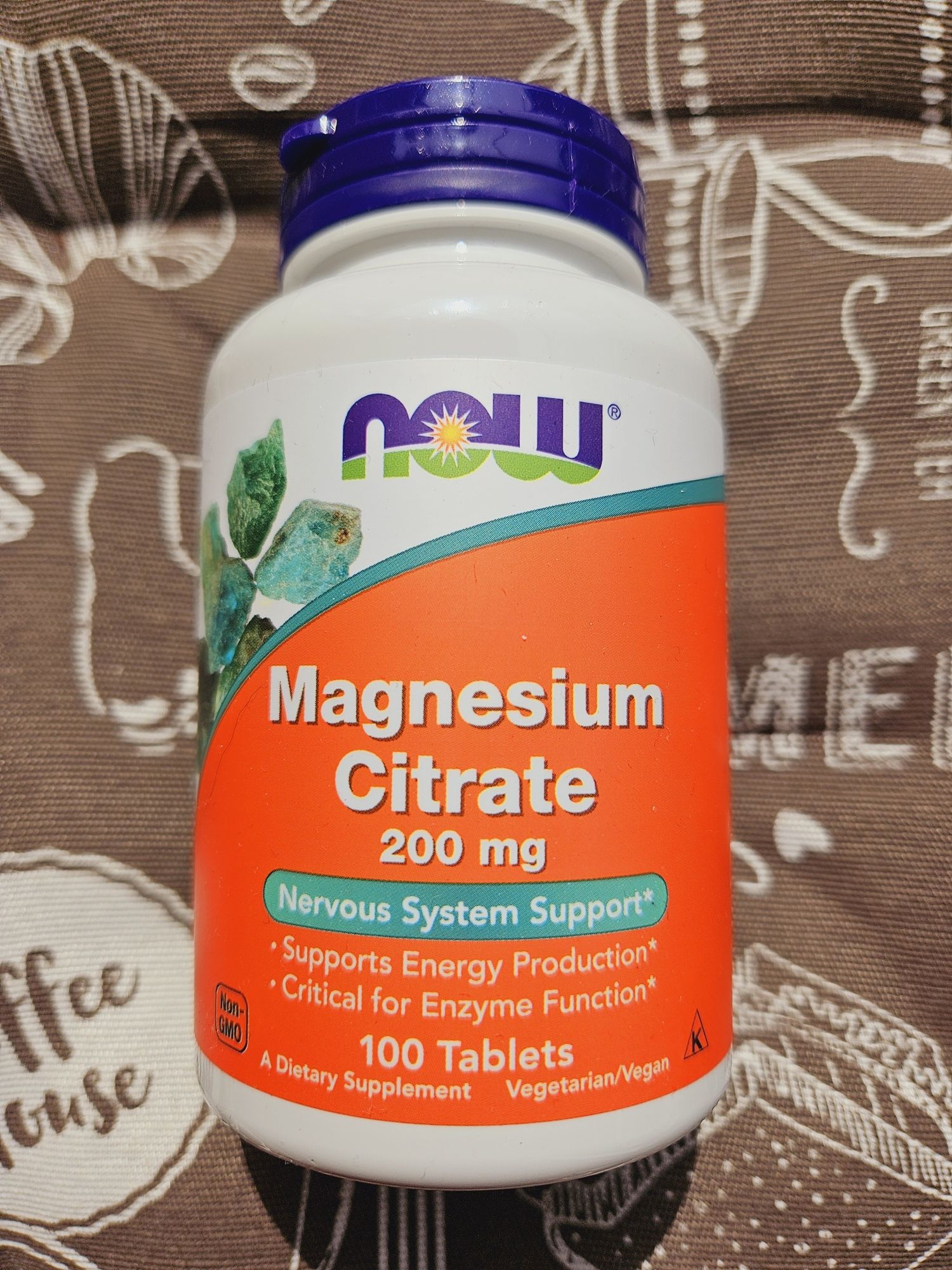 Now Foods магний цитрат магнію magnesium citrate 200 мг 100 250 шт