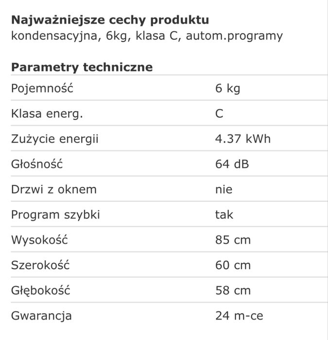 Suszarka kondensacyjna Electrolux EDC 5330
