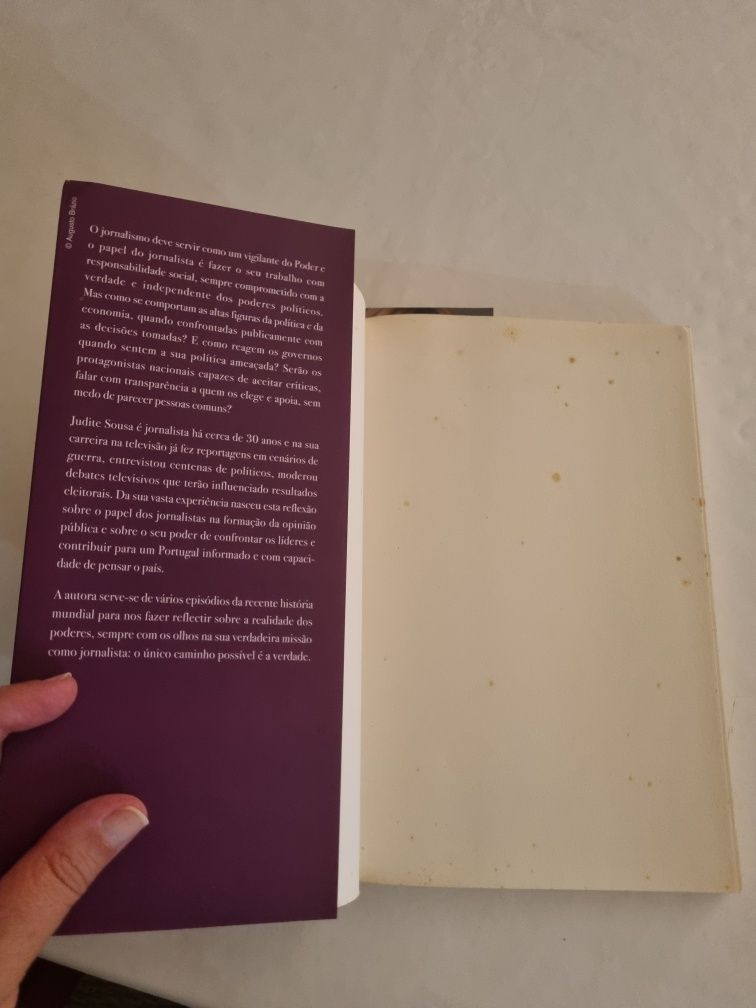 Livro "A vida é um minuto" de Judite de Sousa