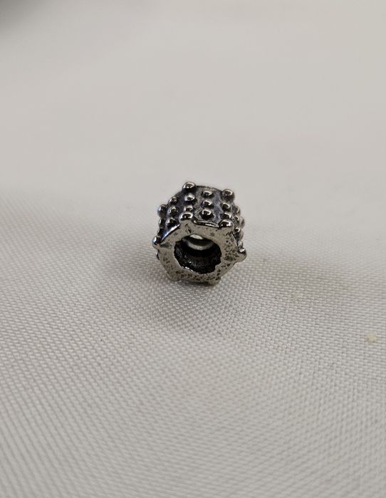 Posrebrzany charms/ koralik modułowy