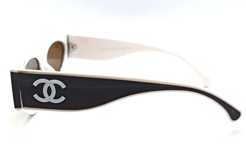 Брендовые женские очки модные линзы коричневые в черно беж оправе