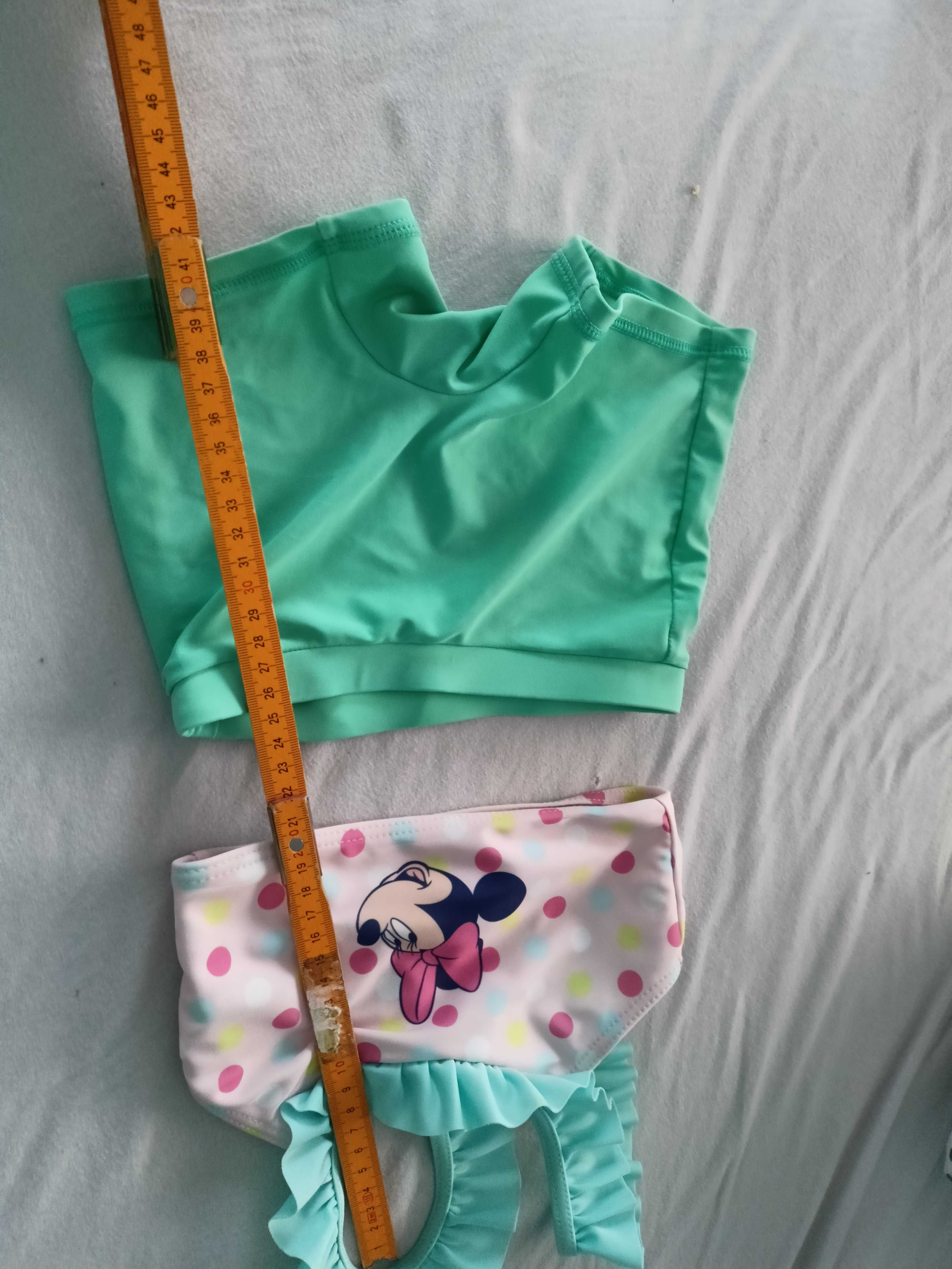 kostium strój kąpielowy dwuczęściowy myszka minie 92 disney