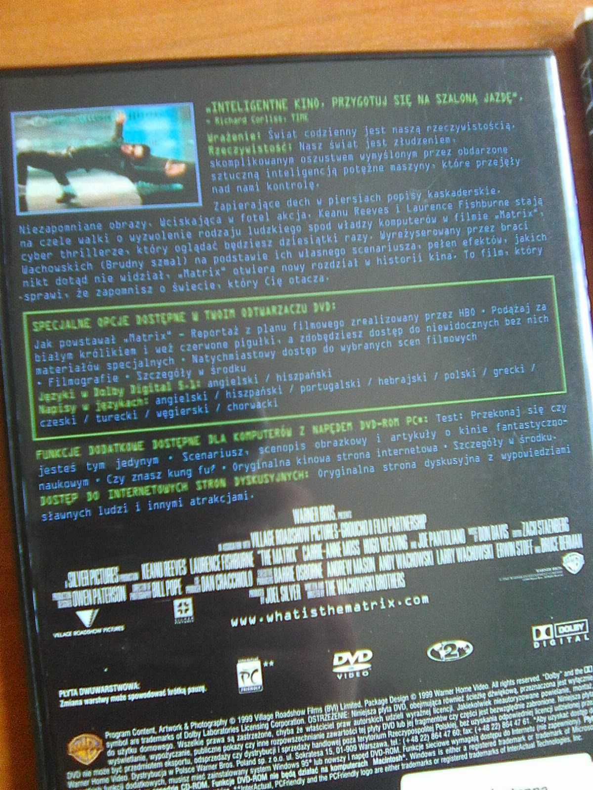 Matrix Trylogia (Matrix Trylogy) (DVD)