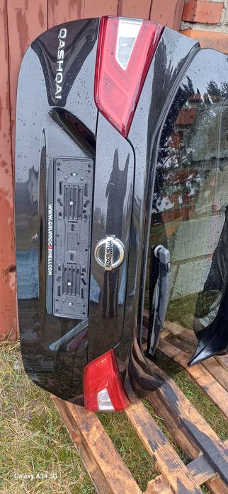 Zderzak tylny klapa bagażnika belka nissan qashqai j11