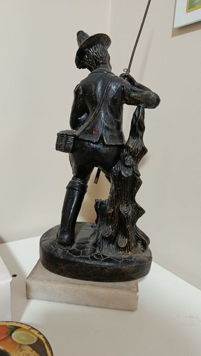 Pescador estátua